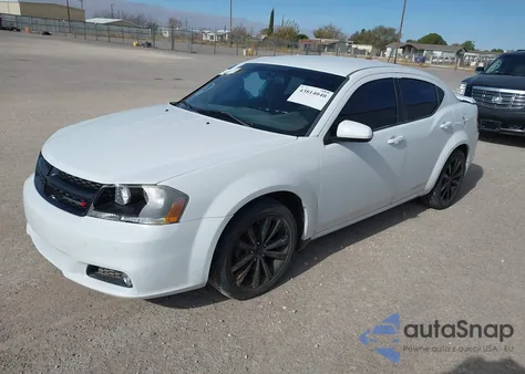 2013 Dodge Avenger Sxt из США, поврежденный, VIN 1C3CDZCB6DN677876